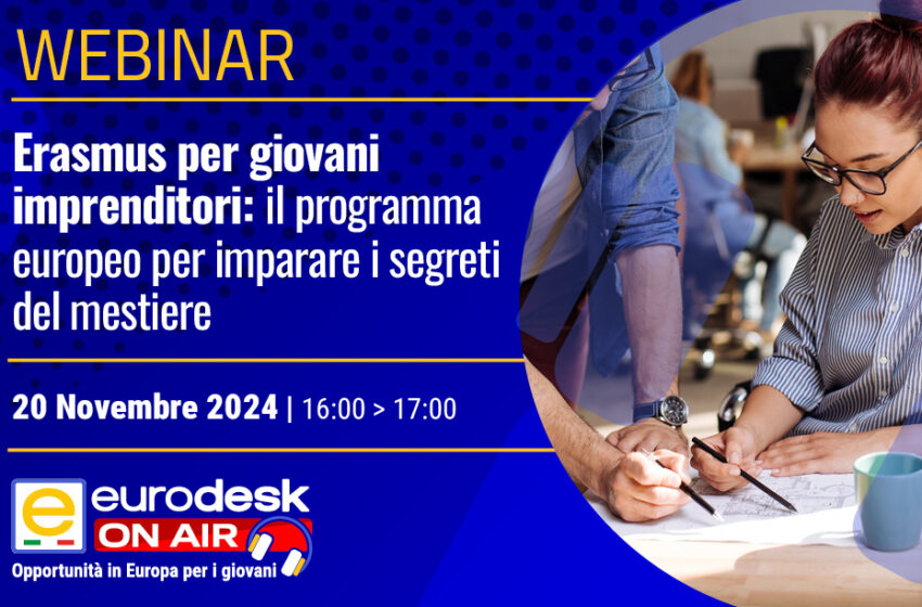  #EurodeskOnAir – Erasmus per giovani imprenditori