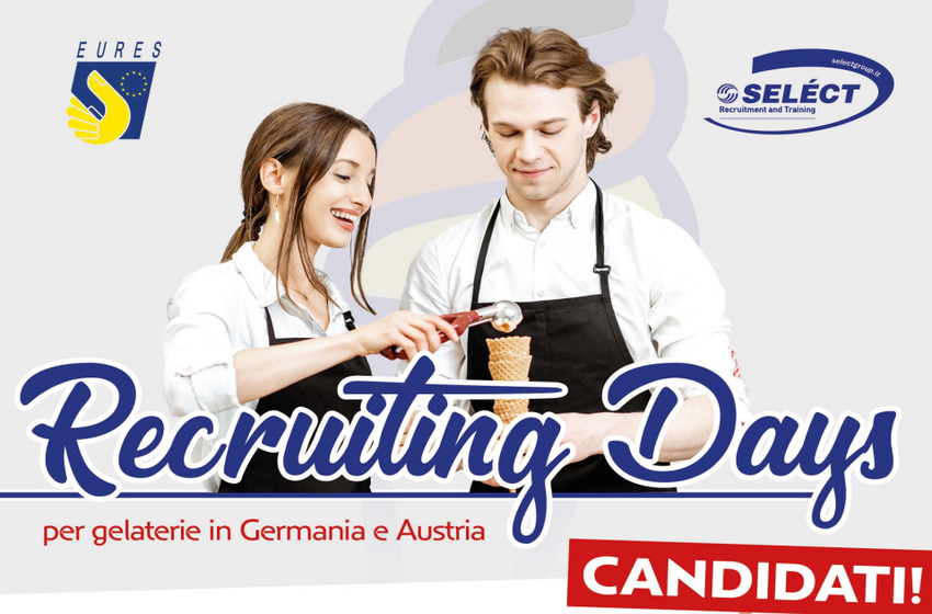  EURES – Recruiting day per gelaterie in Germania e Austria